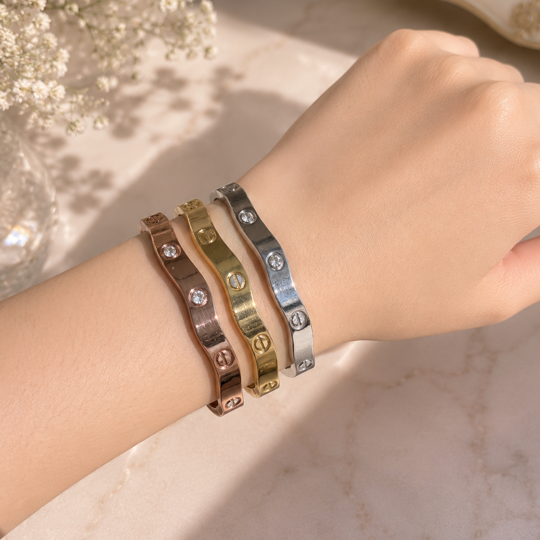 tide wave bangles