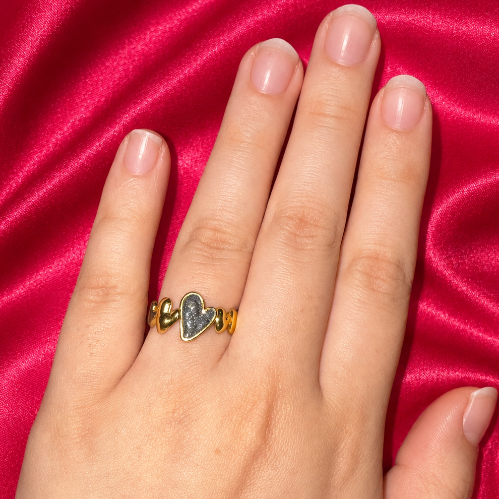 chain of hearts ring