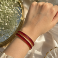ruby tennis bracelet