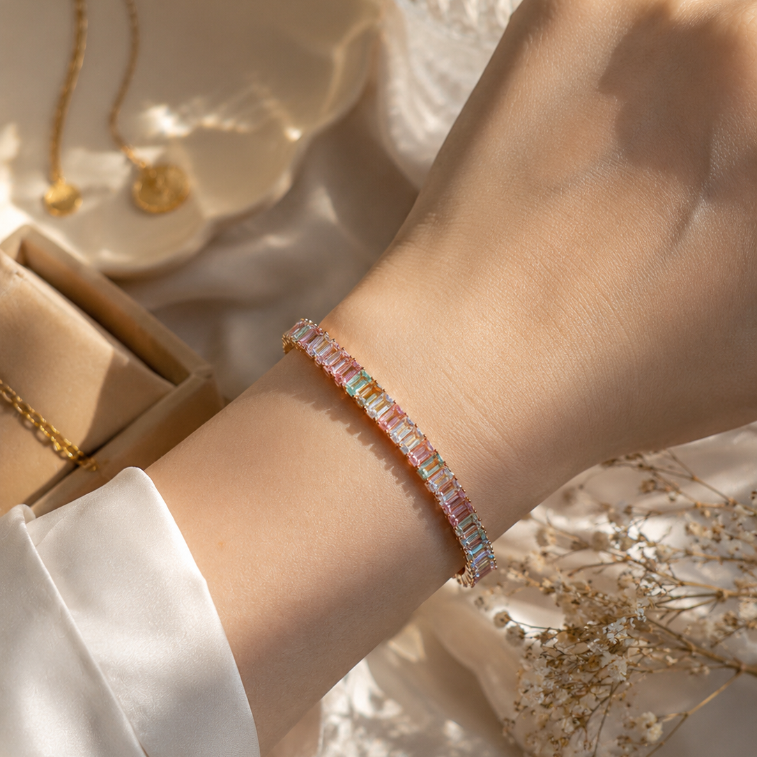 aurora blush bracelet