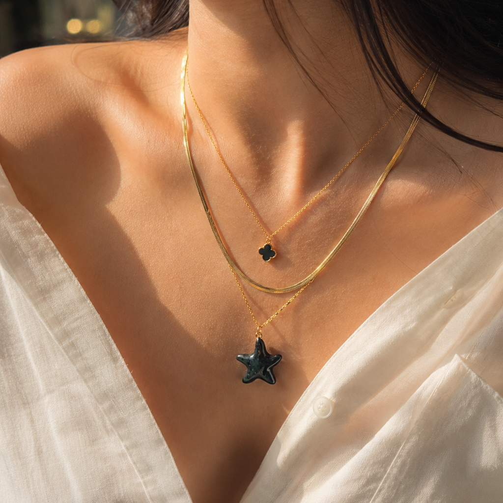 celestial layers necklace