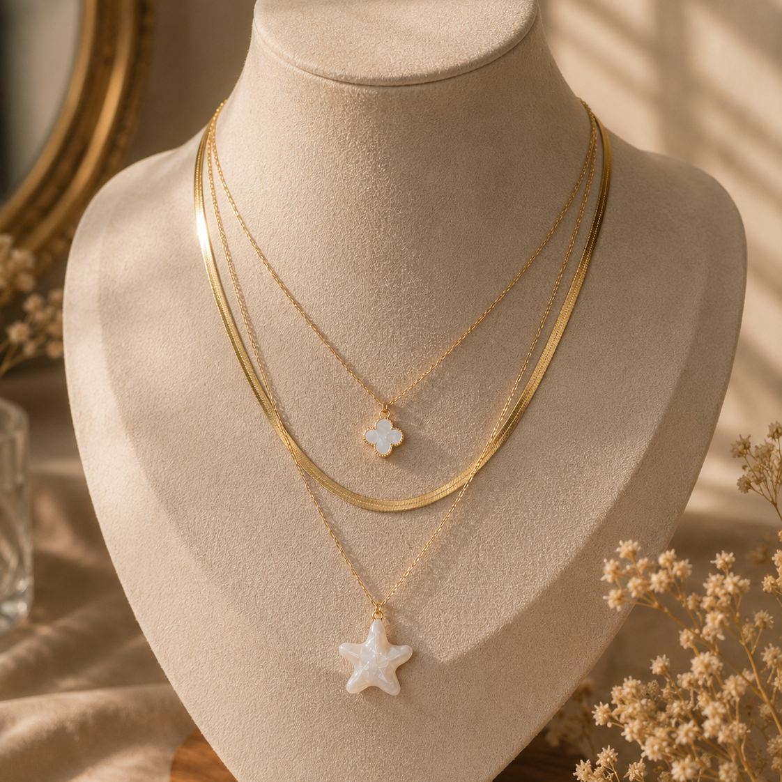 celestial layers necklace