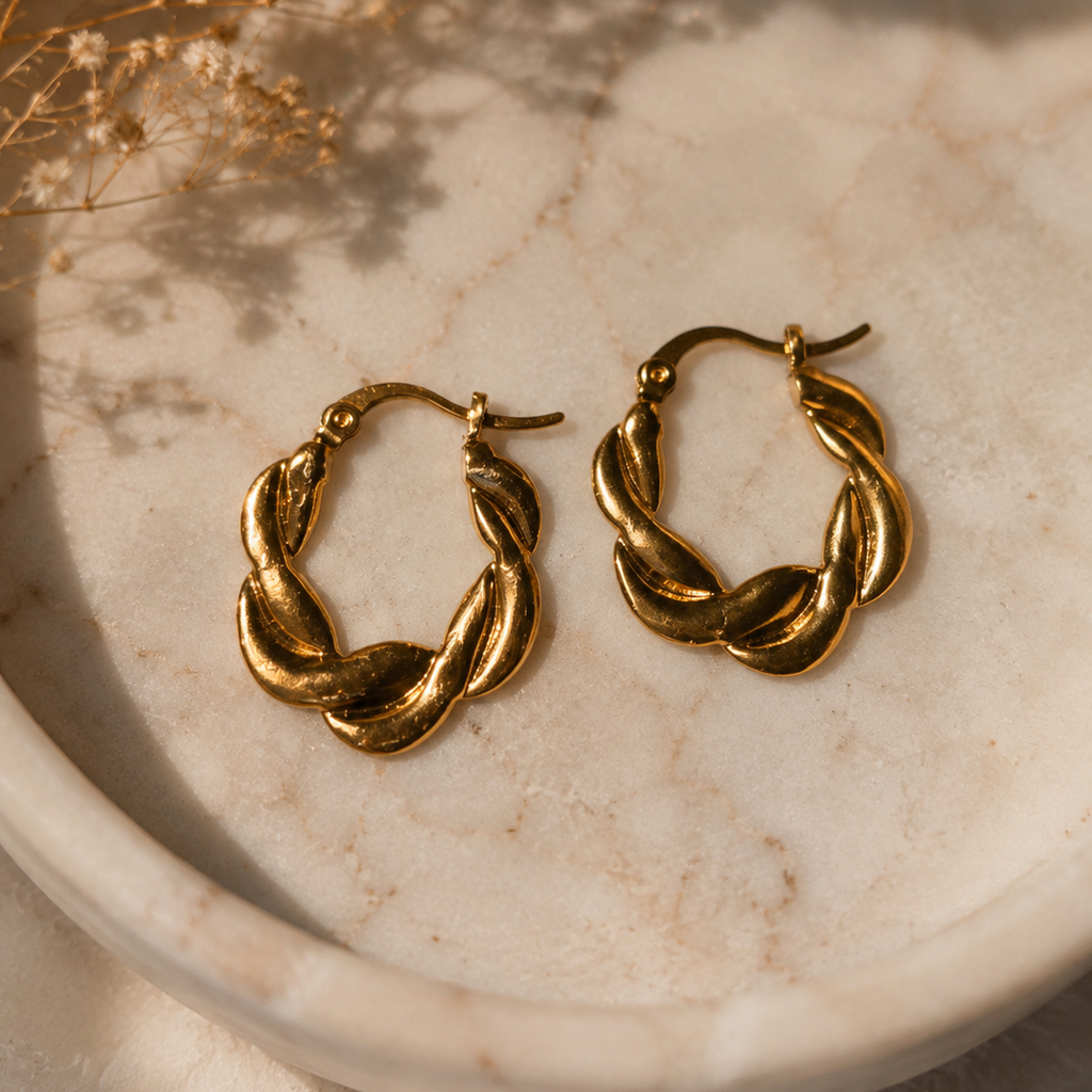 verona twist hoops
