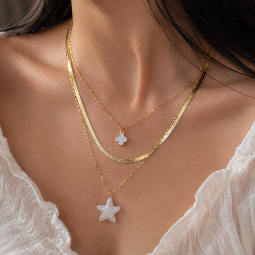 celestial layers necklace