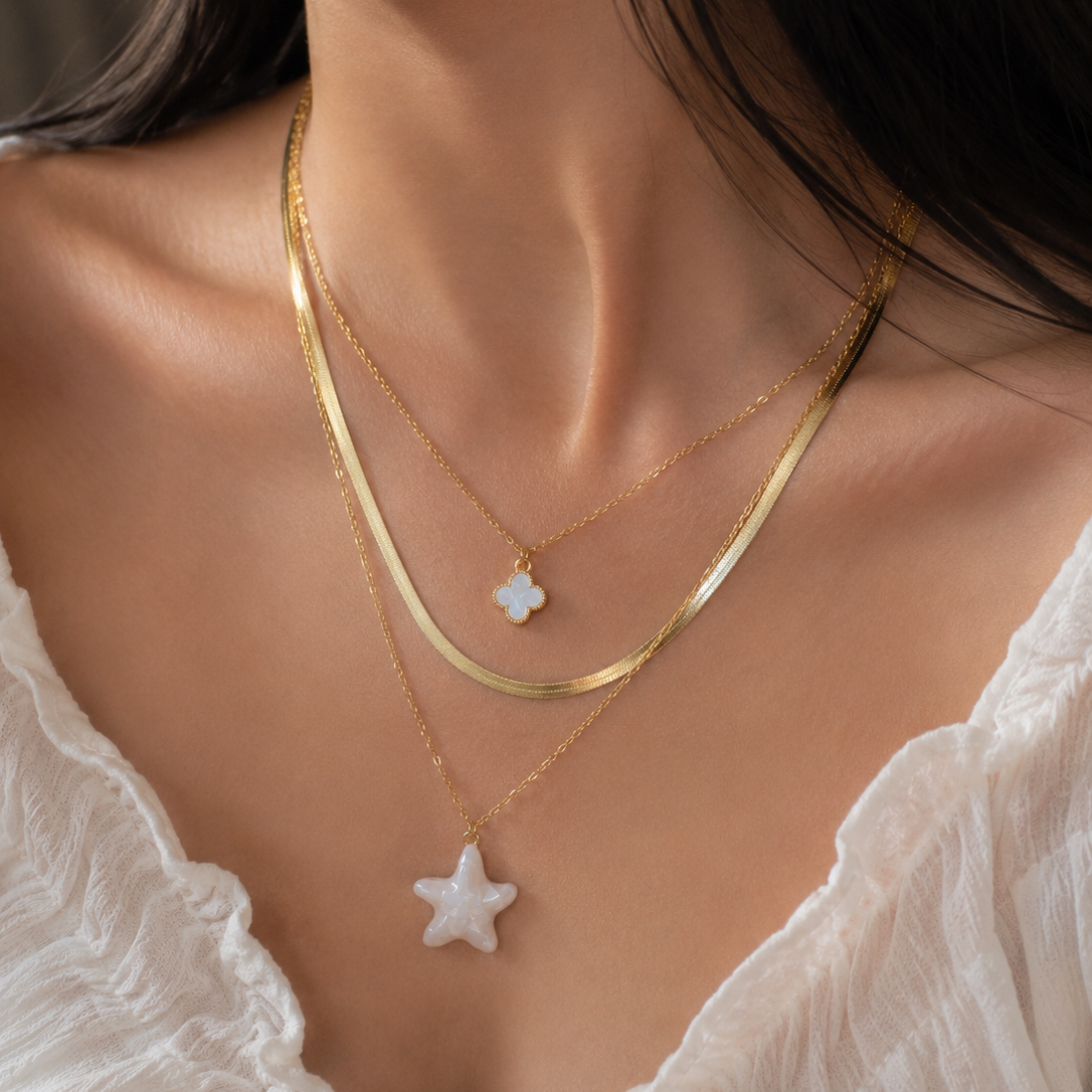 celestial layers necklace