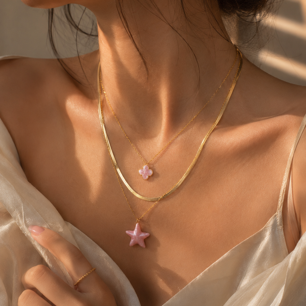 celestial layers necklace