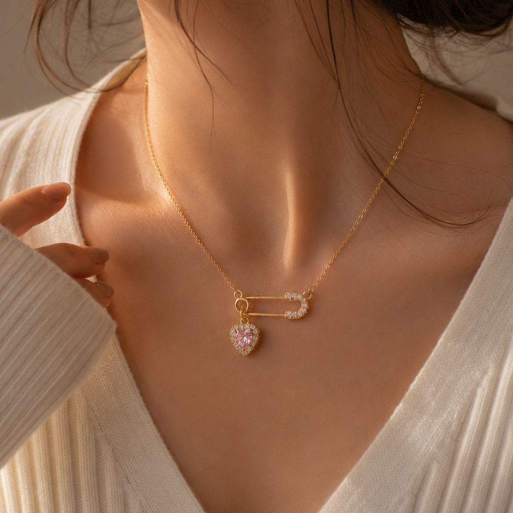 cupid’s pin necklace