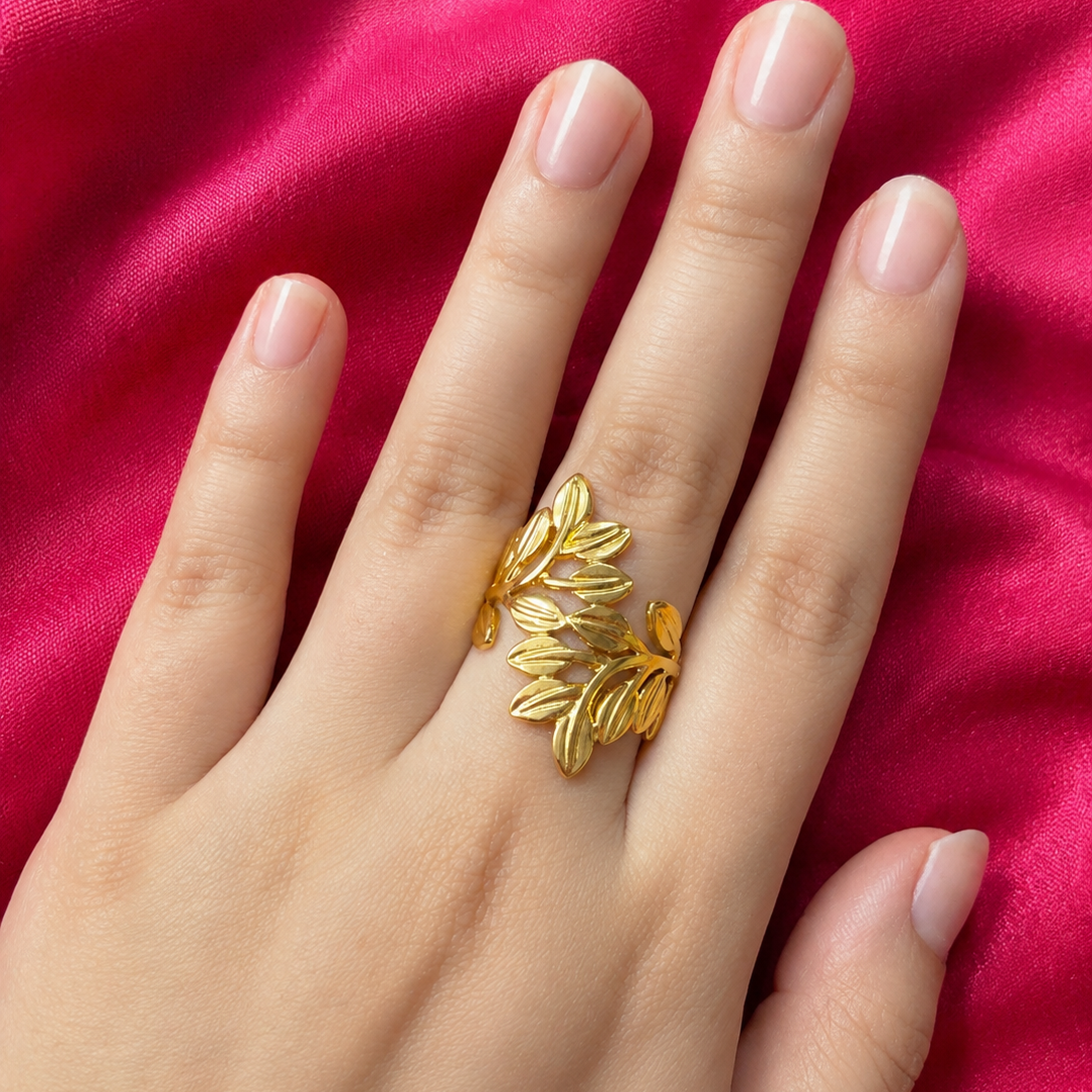 golden fern ring