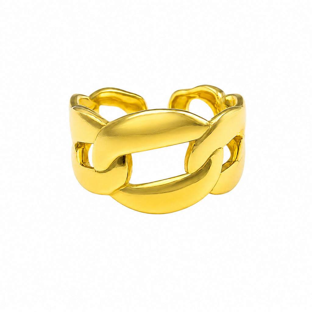 gold knot ring