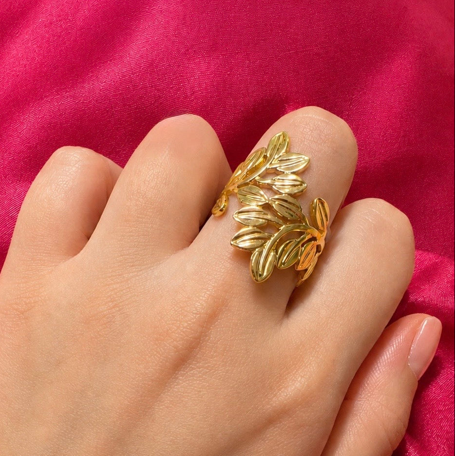 golden fern ring