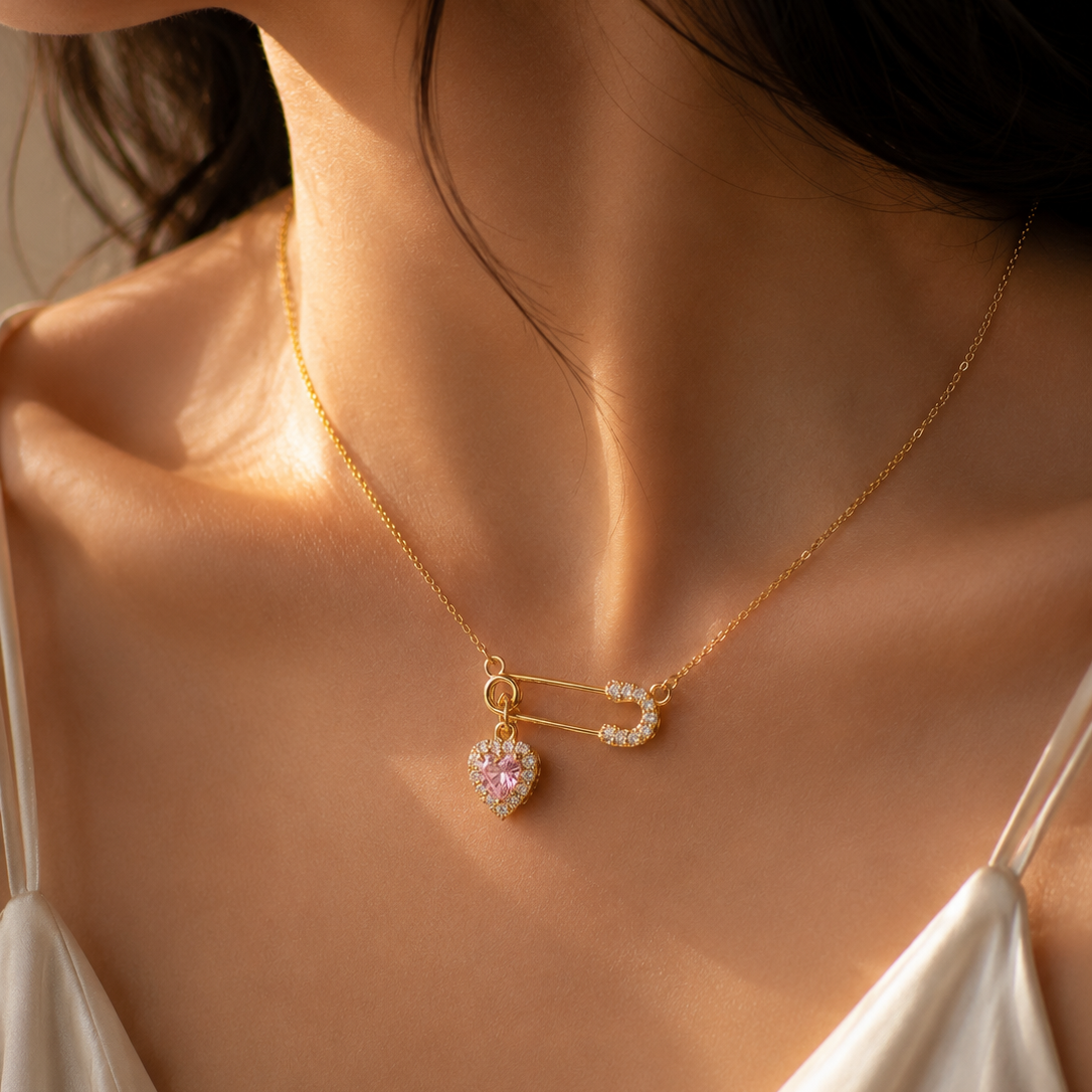 cupid’s pin necklace