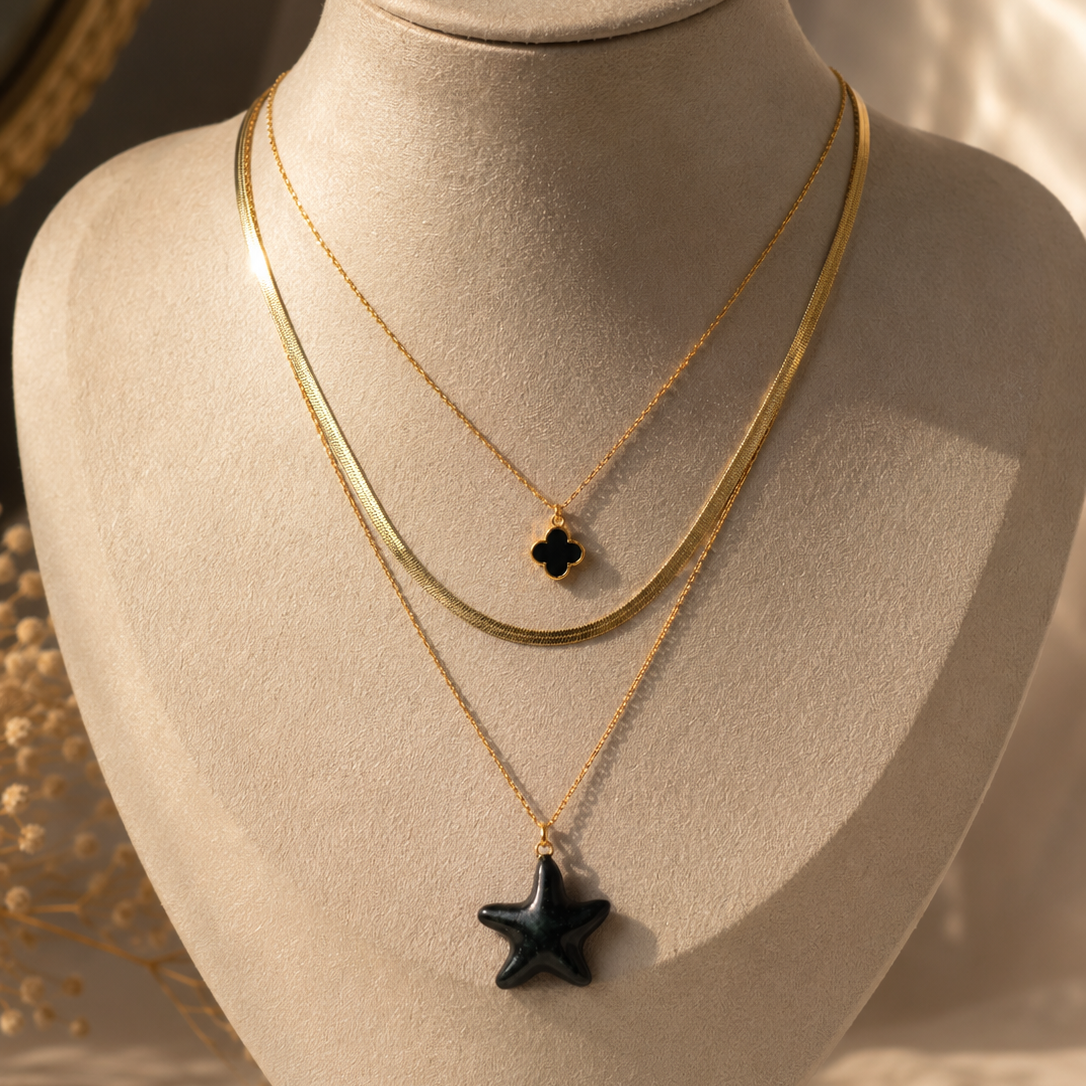 celestial layers necklace