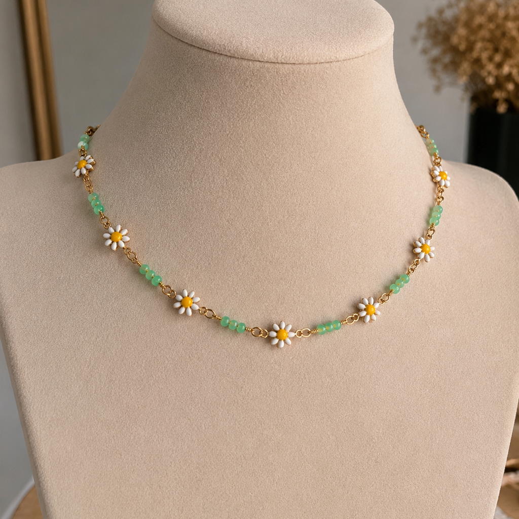 sage & petals necklace
