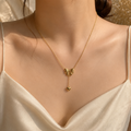 Sweetheart ribbon necklace
