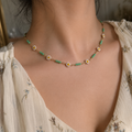 sage & petals necklace