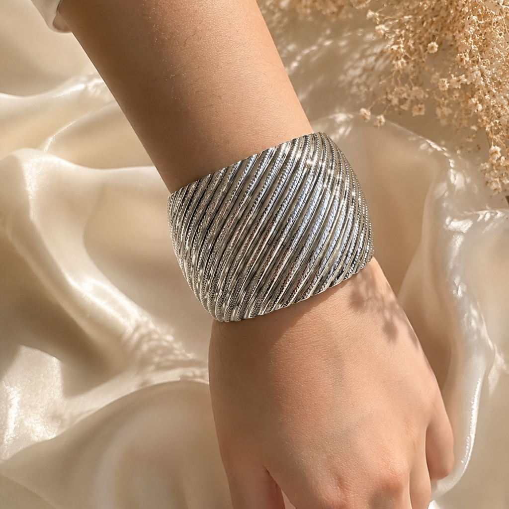 ribbed armour cuff
