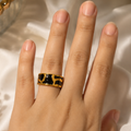 lava gold ring