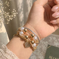 pearl & petal harmony bracelet